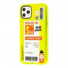 Чехол для iPhone 11 Pro Max Acid Yellow cinema ticket