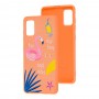 Чохол для Samsung Galaxy A41 (A415) Wave Fancy summer mood / peach