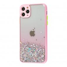 Чохол для iPhone 11 Pro Glitter Bling рожевий