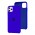 Чохол silicone для iPhone 11 Pro Max case блиск синій