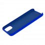 Чохол silicone для iPhone 11 Pro Max case блиск синій