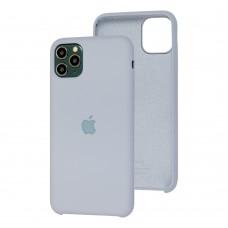 Чехол silicone для iPhone 11 Pro Max case синий туман