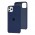 Чохол silicone для iPhone 11 Pro Max case dark blue