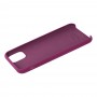Чехол silicone для iPhone 11 Pro Max case темно-бордовый