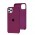 Чохол silicone для iPhone 11 Pro Max case темно-бордовий