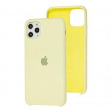 Чохол silicone для iPhone 11 Pro Max case м'який жовтий