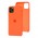 Чехол silicone для iPhone 11 Pro Max case apricot
