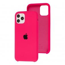 Чохол Silicone для iPhone 11 Pro case блискучий рожевий