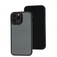 Чехол для iPhone 13 Pro Max Luxury Metal Lens черный