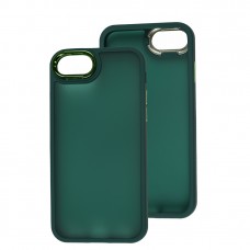 Чехол для iPhone 7 / 8 Luxury Metal Lens зеленый