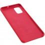 Чехол Silicone для Samsung Galaxy A51 (A515) Premium red raspberry