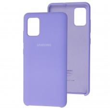 Чехол Silicone для Samsung Galaxy A51 (A515) Premium elegant purple