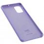 Чехол Silicone для Samsung Galaxy A71 (A715) Premium elegant purple