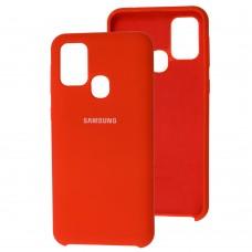 Чохол Silicone для Samsung Galaxy M31 (M315) Premium червоний