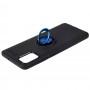 Чохол для Samsung Galaxy A51 (A515) Deen ColorRing з кільцем чорний/синій
