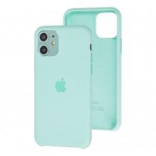 Чехол Silicone для iPhone 11 Premium case beryl