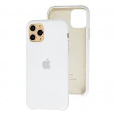 Чехол Silicone для iPhone 11 Pro Premium case белый