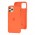 Чехол Silicone для iPhone 11 Pro Premium case оранжевый
