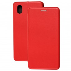 Чехол книжка Premium для Samsung Galaxy A01 Core (A013) красный