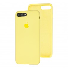 Чехол для iPhone 7 Plus / 8 Plus Silicone Full bright yellow