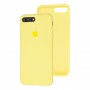 Чохол для iPhone 7 Plus / 8 Silicone Full bright yellow