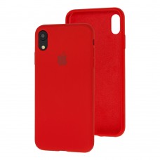Чехол для iPhone Xr Silicone Full красный