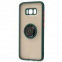 Чехол для Samsung Galaxy S8+ (G955) LikGus Edging Ring зеленый 