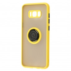 Чохол для Samsung Galaxy S8+ (G955) LikGus Edging Ring жовтий
