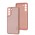 Чехол для Samsung Galaxy S21 FE (G990) Leather Xshield pink