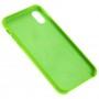 Чохол Silicone для iPhone X / Xs case green