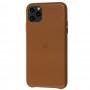 Чохол для iPhone 11 Pro Max Leather case (Leather) коричневий