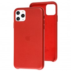 Чехол для iPhone 11 Pro Max Leather case (Leather) красный