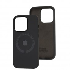 Чохол для iPhone 14 Pro Metal Camera MagSafe Silicone charcoal gray