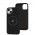 Чехол для iPhone 13 Metal Camera MagSafe Silicone black