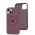 Чехол для iPhone 13 Metal Camera MagSafe Silicone blueberry
