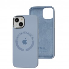Чехол для iPhone 13 Metal Camera MagSafe Silicone lilac