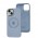Чехол для iPhone 13 Metal Camera MagSafe Silicone lilac