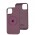 Чехол для iPhone 14 Metal Camera MagSafe Silicone blueberry