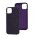 Чохол для iPhone 14 Metal Camera MagSafe Silicone deep purple