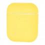 Чохол для AirPods Slim case м'який жовтий