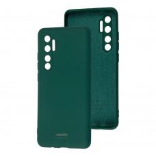 Чохол для Xiaomi Mi Note 10 Lite SMTT new темно зелений