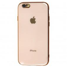 Чехол для iPhone 6 / 6s Silicone case (TPU) золотистый
