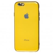 Чехол для iPhone 6 / 6s Silicone case (TPU) желтый