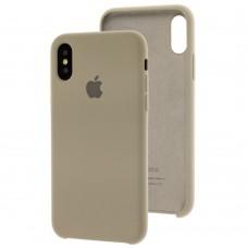 Чехол Silicone для iPhone X / Xs case серый