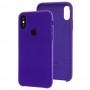 Чохол Silicone для iPhone X / Xs case фіолетовий