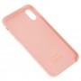 Чохол Silicone для iPhone X / Xs case light pink