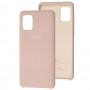 Чехол Silicone для Samsung Galaxy A31 (A315) Premium pink sand