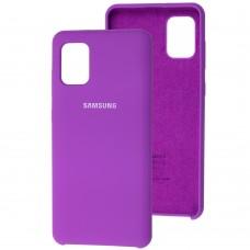 Чохол Silicone для Samsung Galaxy A31 (A315) Premium grape