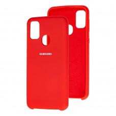 Чехол для Samsung Galaxy M21 / M30s Silky Soft Touch красный
