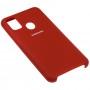 Чехол для Samsung Galaxy M21 / M30s Silky Soft Touch темно-красный